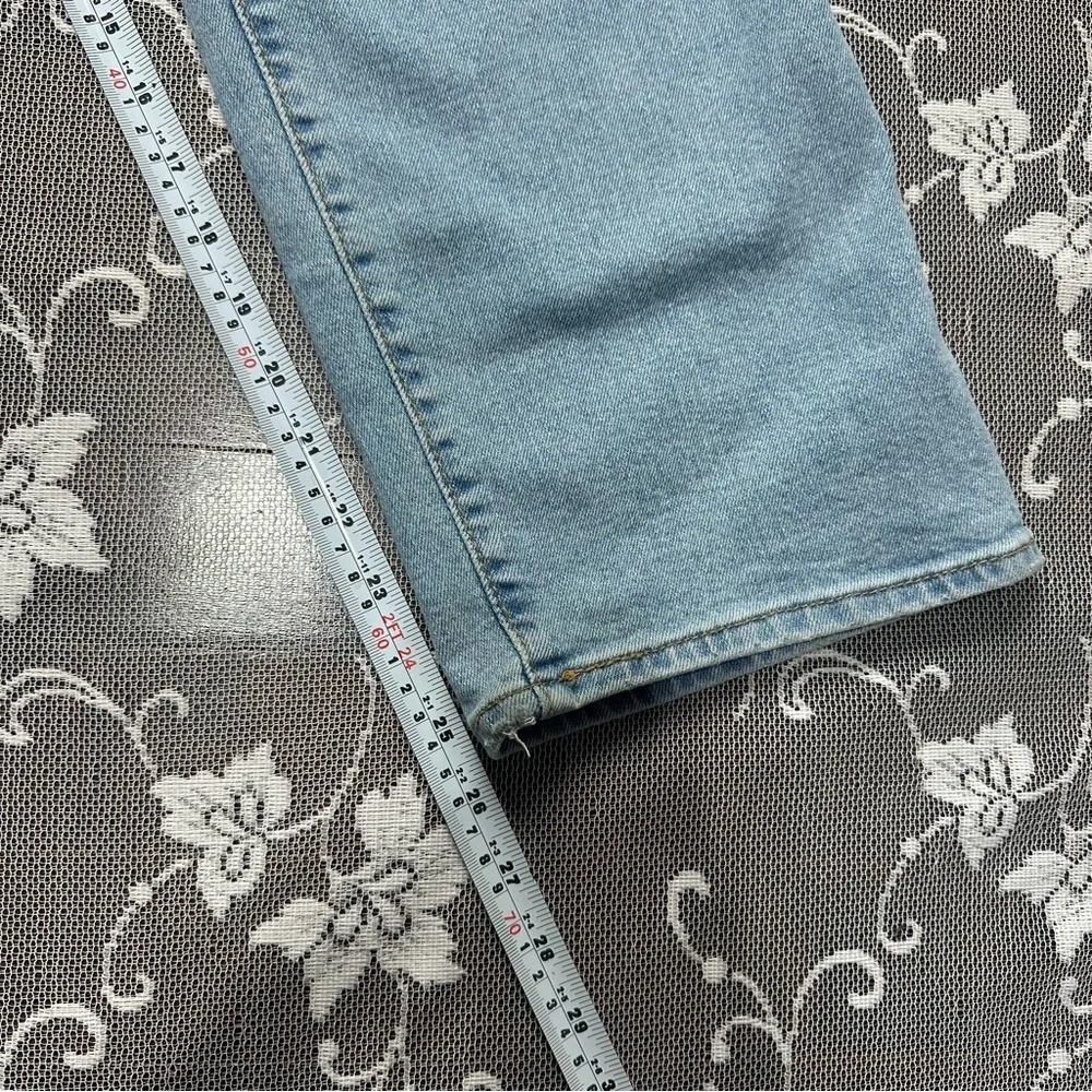 Levis Ribcage Straight Ankle Jeans in  Blue Sz 29 - Picture 10 of 13